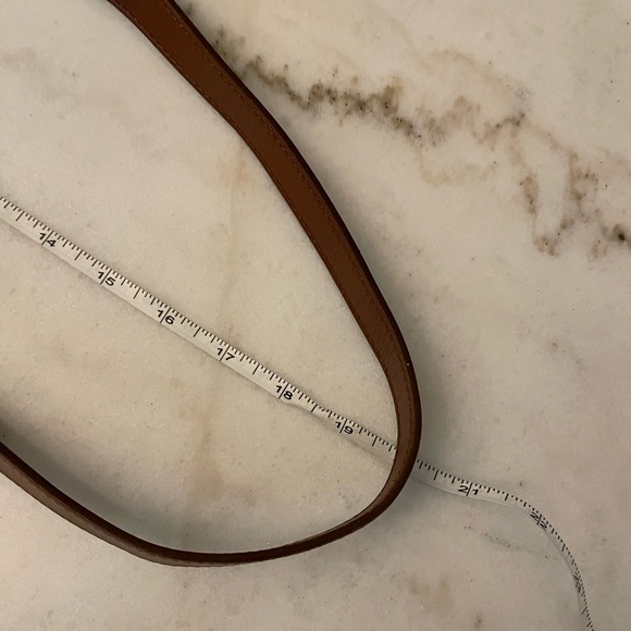 A.P.C. Chestnut Leather Demi Lune Crossbody Bag - Picture 12 of 16